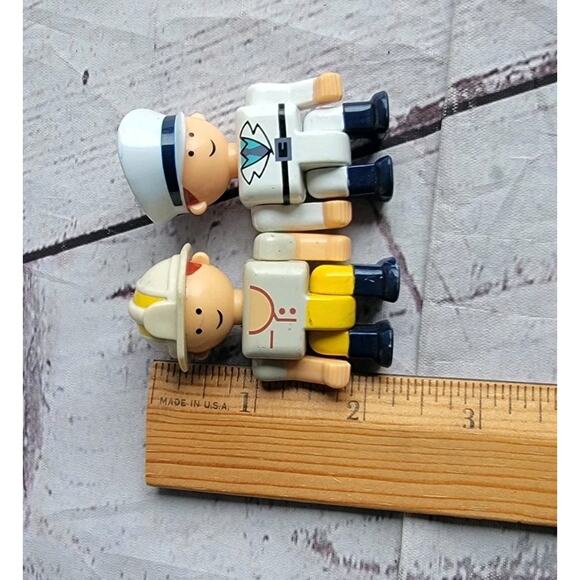 K'nex Toys People Figure Pilot Construction Worker 2.5in - Picture 3 of 6